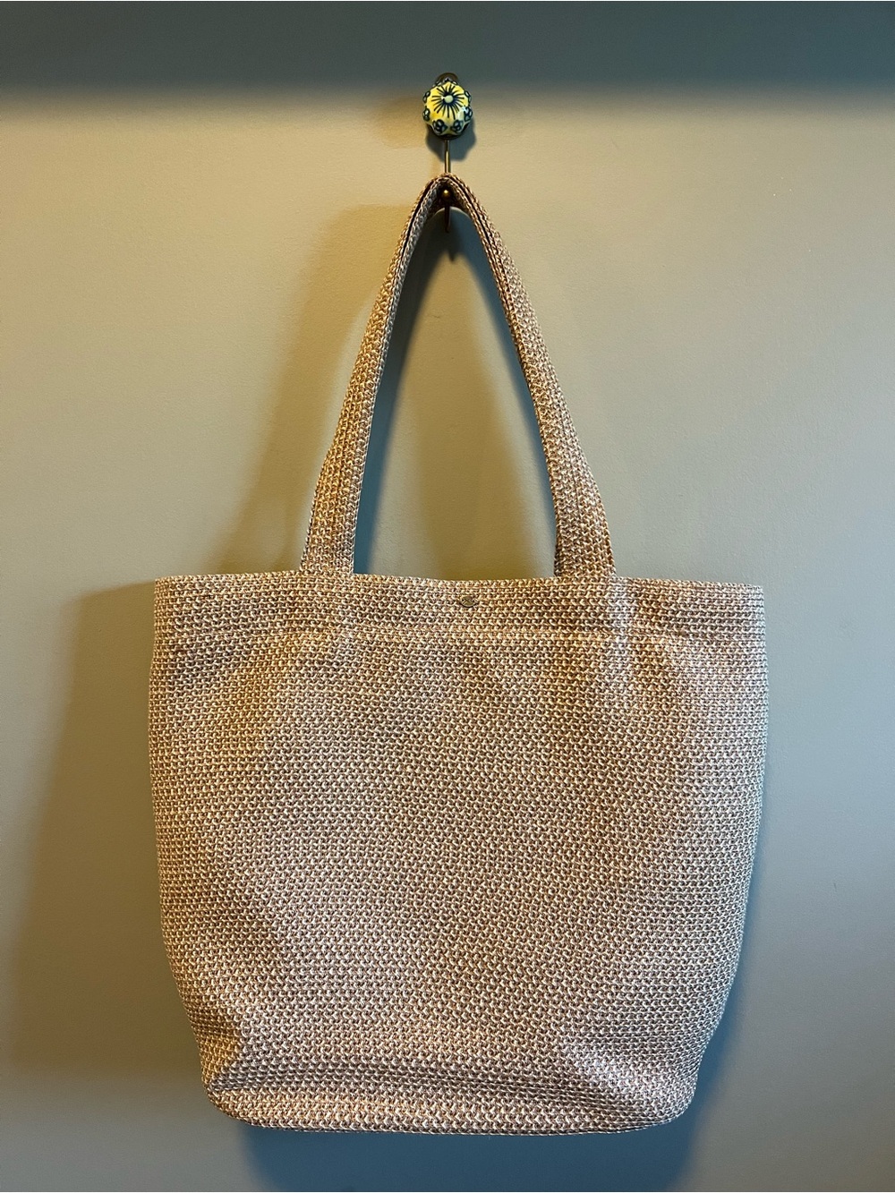 betmar Woven Tote Bag - Beige